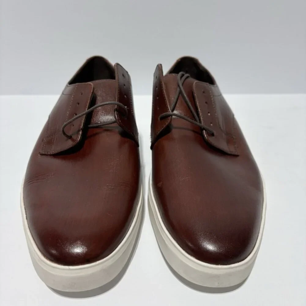 Johnston & Murphy Men’s Brody Plain Toe Casual Sneakers Brown, Size 8.5 M